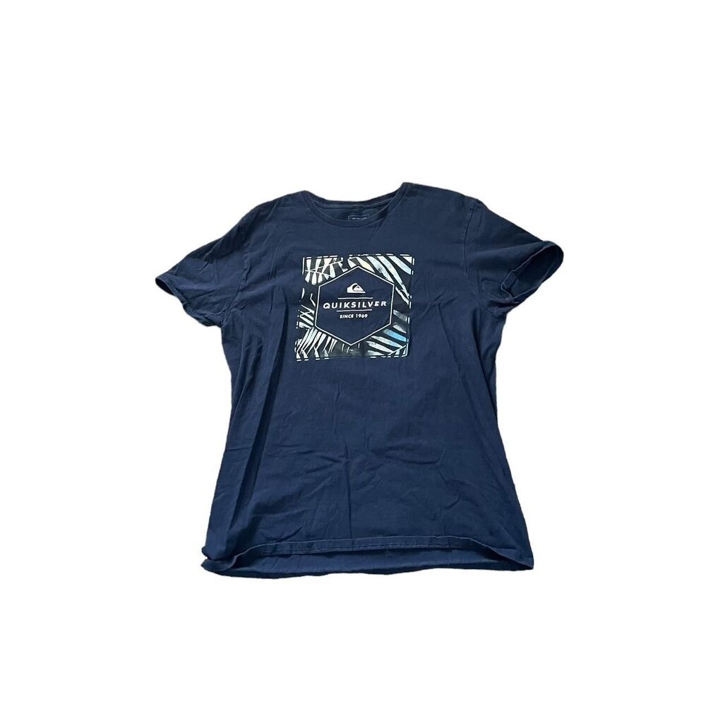 Unbranded Men's Navy and Blue T-shirt